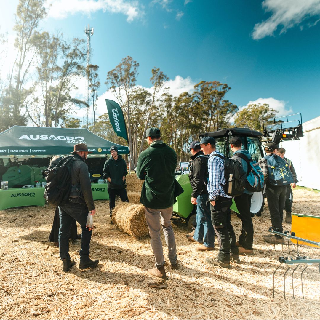 The Aus Agro stand at AgFest field days in Tasmania