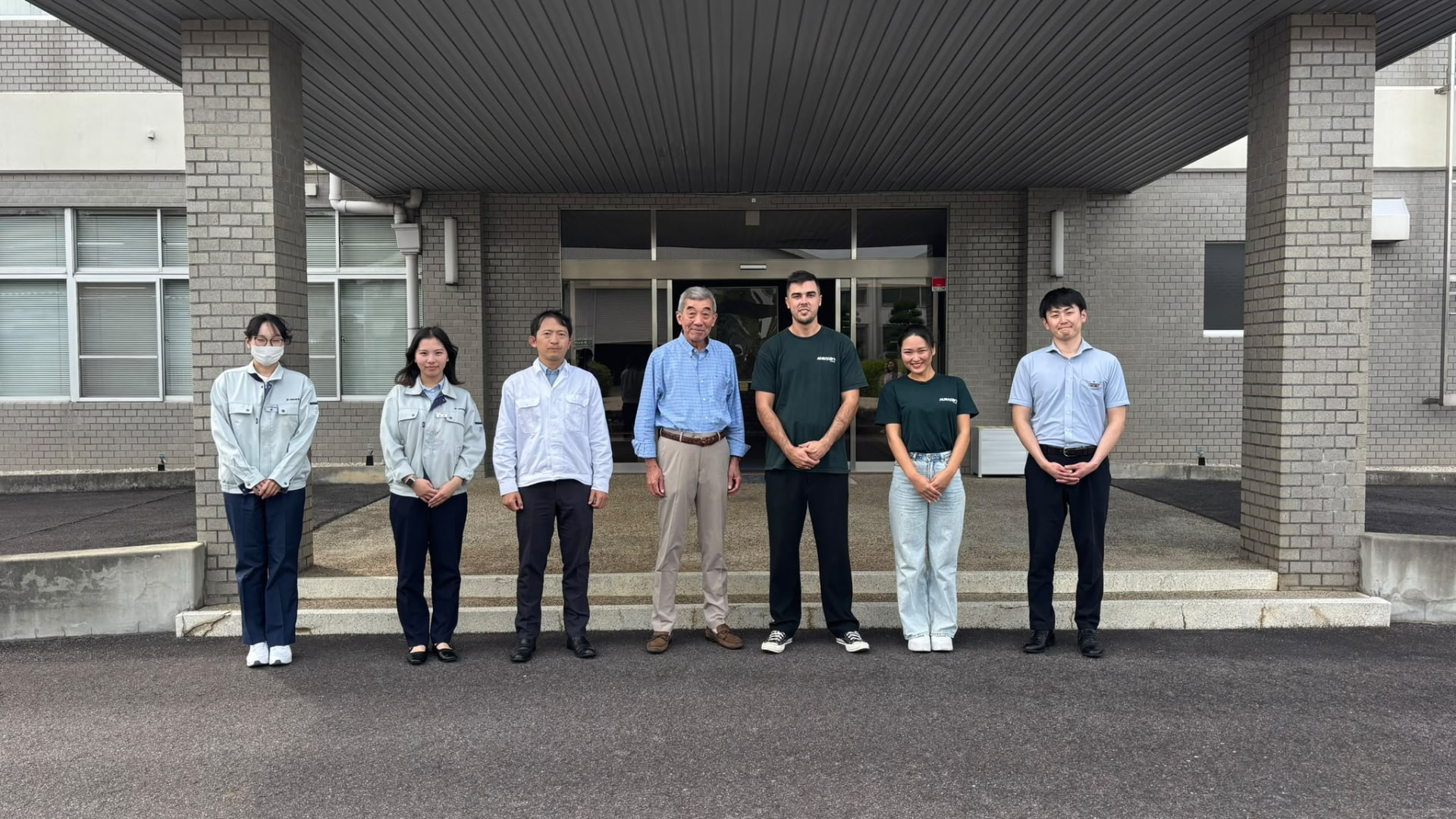 The Aus Agro and Takakita teams during the June 2025 factory visit in Nabari, Japan.