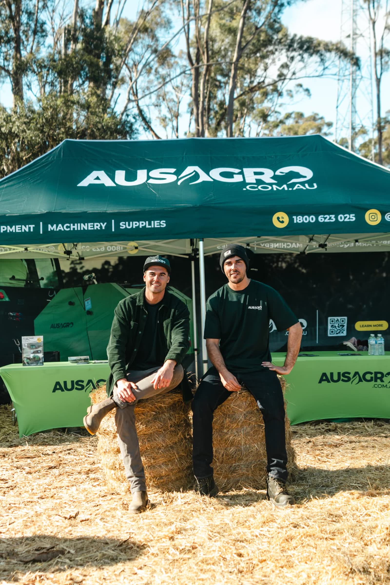 The Aus Agro team at their field days stand