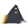 4-in-1 Bucket With Teeth Attachment for Mini Track Loader (SKU: STL1000)