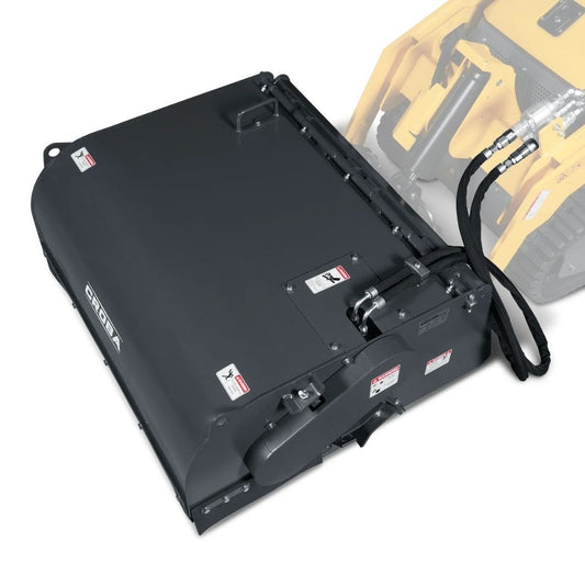 Box Broom Attachment for Mini Track Loader (SKU: STL1000)