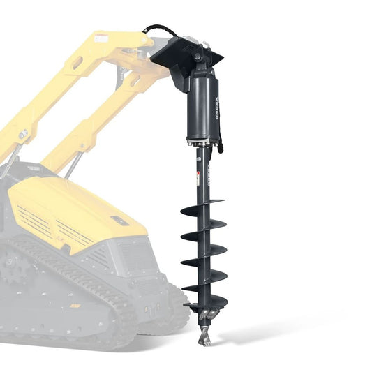 Drive Auger with 150mm, 225mm & 300mm Drill Rod Attachment for Mini Track Loader (SKU: STL1000)