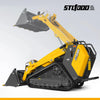 4-in-1 Bucket With Teeth Attachment for Mini Track Loader (SKU: STL1000)