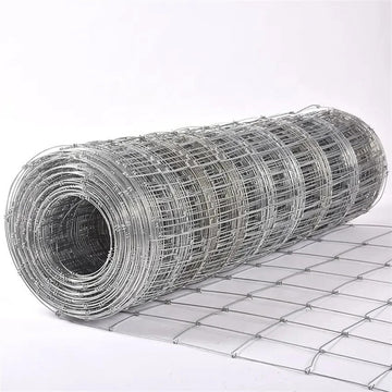 Galvinised Hinge Joint Wire Mesh Fencing - 100m Roll
